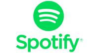 The spotify logo is a green circel with 3 arched lines in, large, medium and then small. Below the cirlce is the word Spotfiy. It is on this website as The Secrets Of Weight Loss Podcast with Roberto is on Spotify.